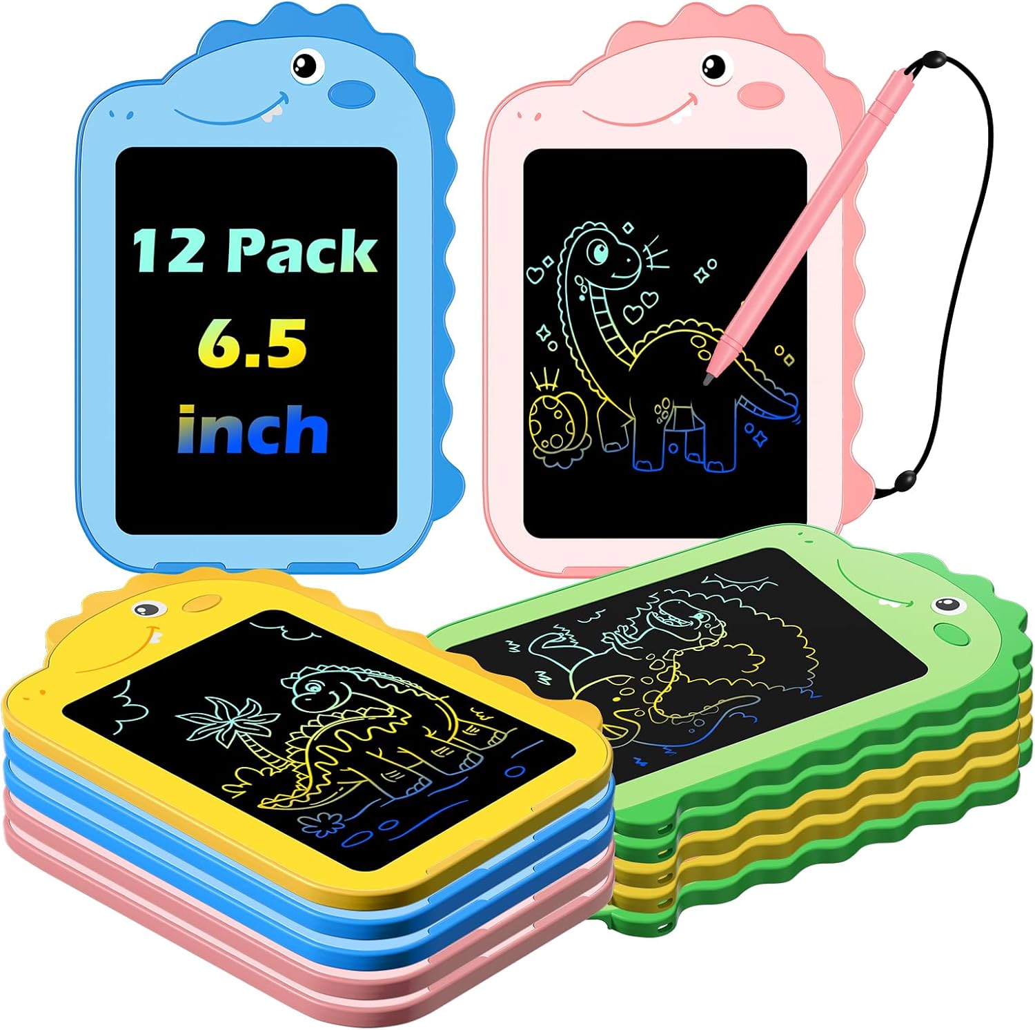 12 Pack LCD Writing Tablet for Kids Deal at Amazon
