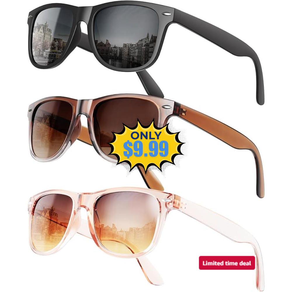 Trendy Sun Glasses Polarized Deal: Save 60% at SHOP HERE