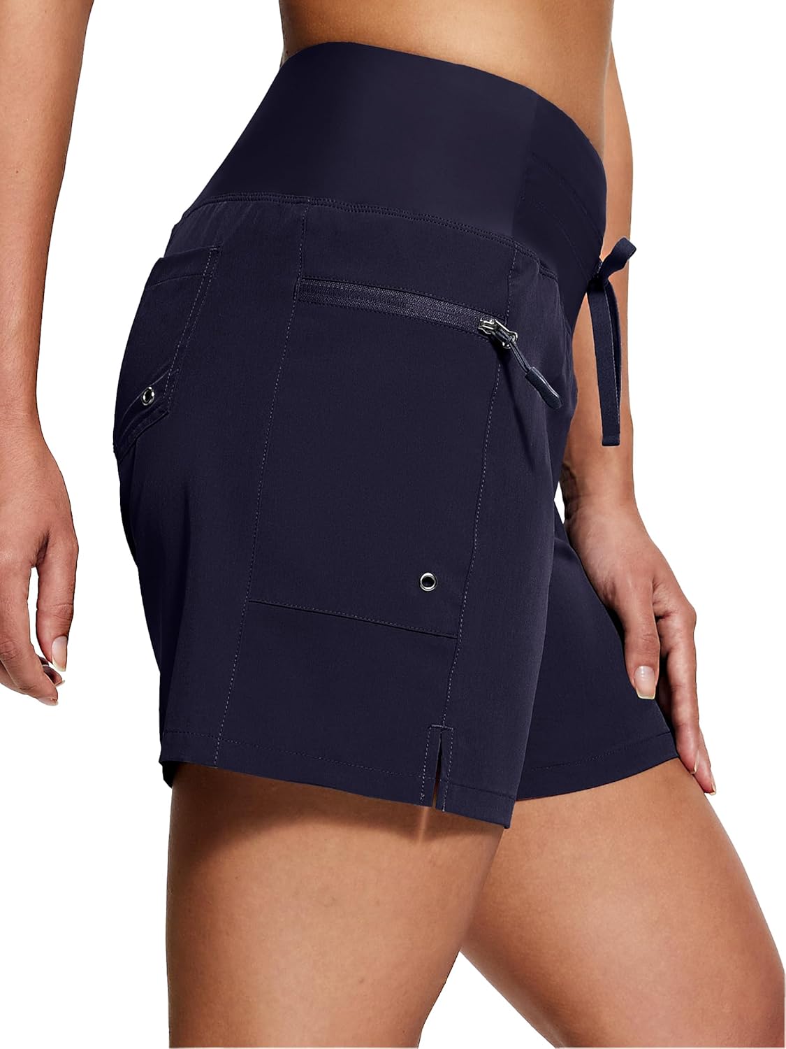 High Waisted Swim Board Shorts Deal at Joylink for $13
