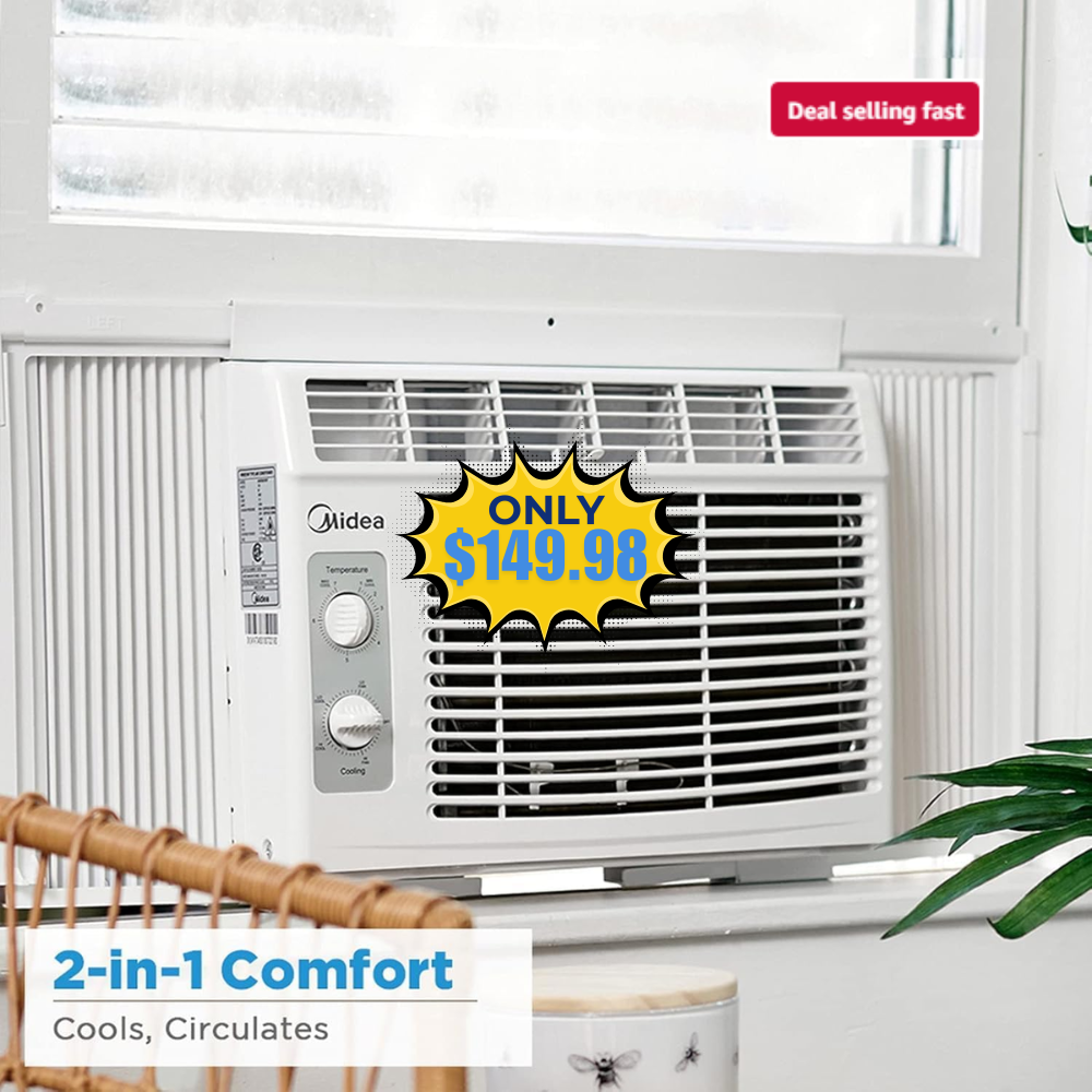 Midea EasyCool Small Window Air Conditioner Deal: Save 17%