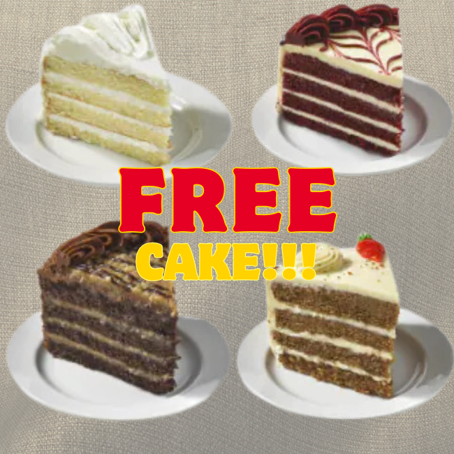 Free 4-Layer Cake Slice at Kroger