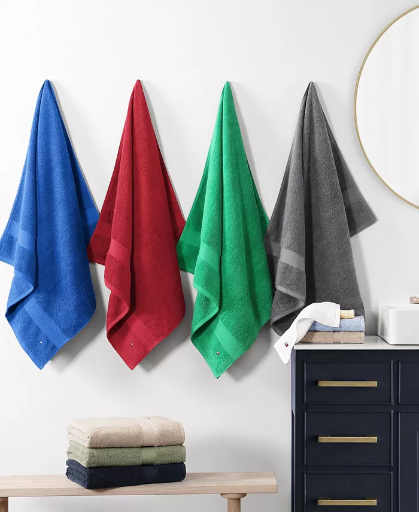 Macy’s Home Pick: Tommy Hilfiger Cotton Bath Towels – Many Colors