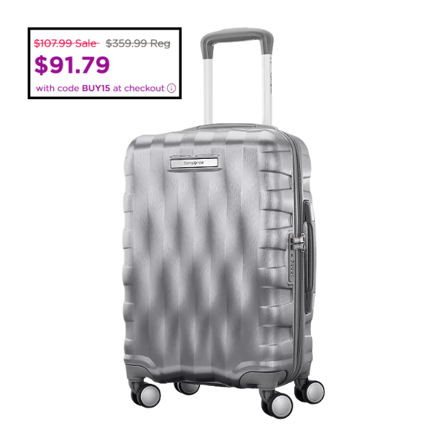Spinner Luggage Deal: Save $268 at Kohls