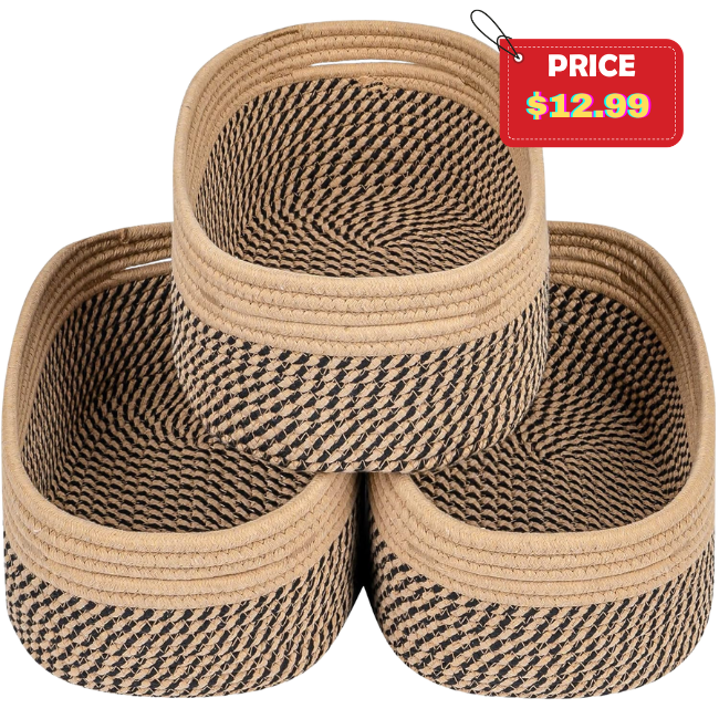 Woven Storage Baskets Deal: Save 50%