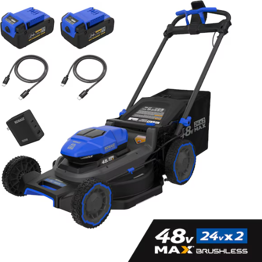Lowe’s Patio & Garden Pick: Kobalt 48V MAX (24Vx2) 21-in Push Mow