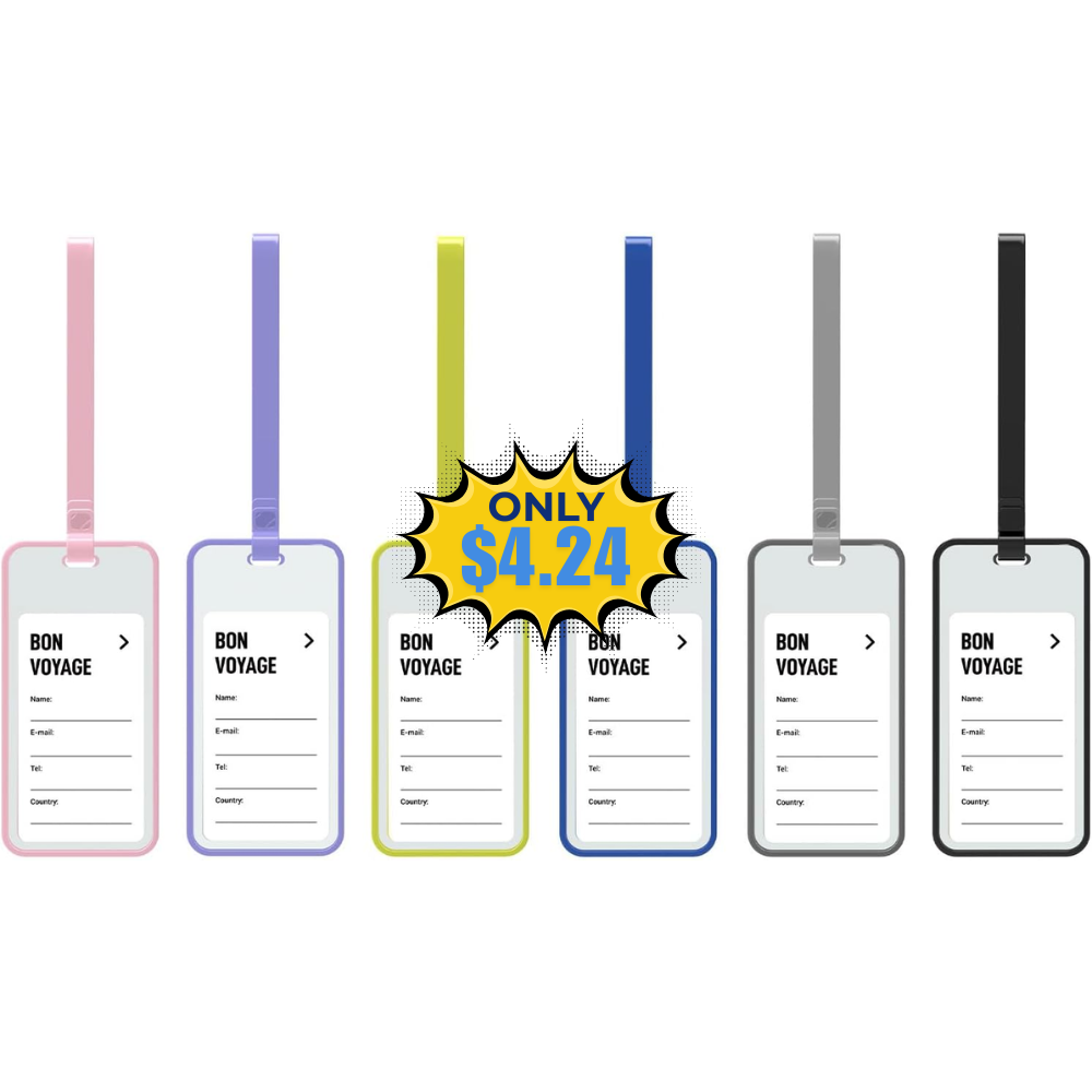 Pack All Luggage Bag Tags 6 Pack Deal: Save with Promo Code