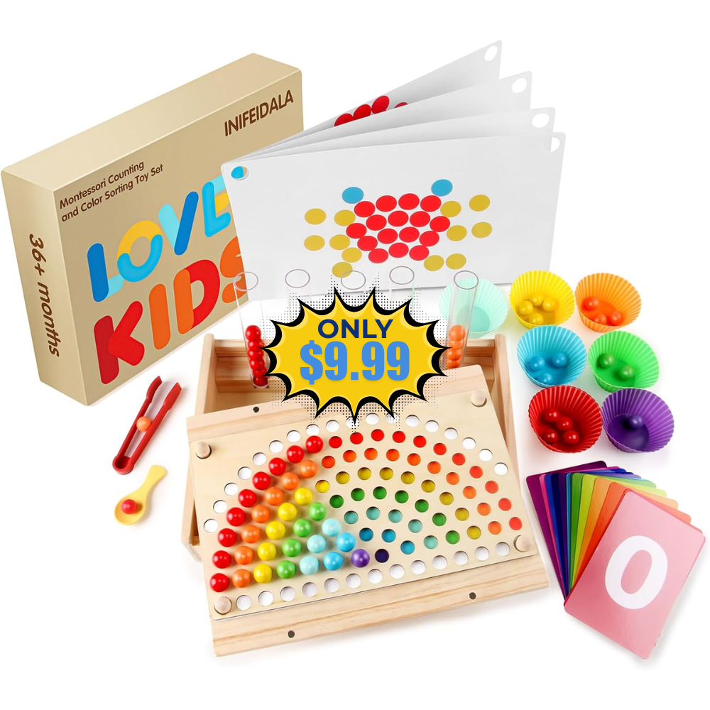 Montessori Wooden Educational Toys 43% Off