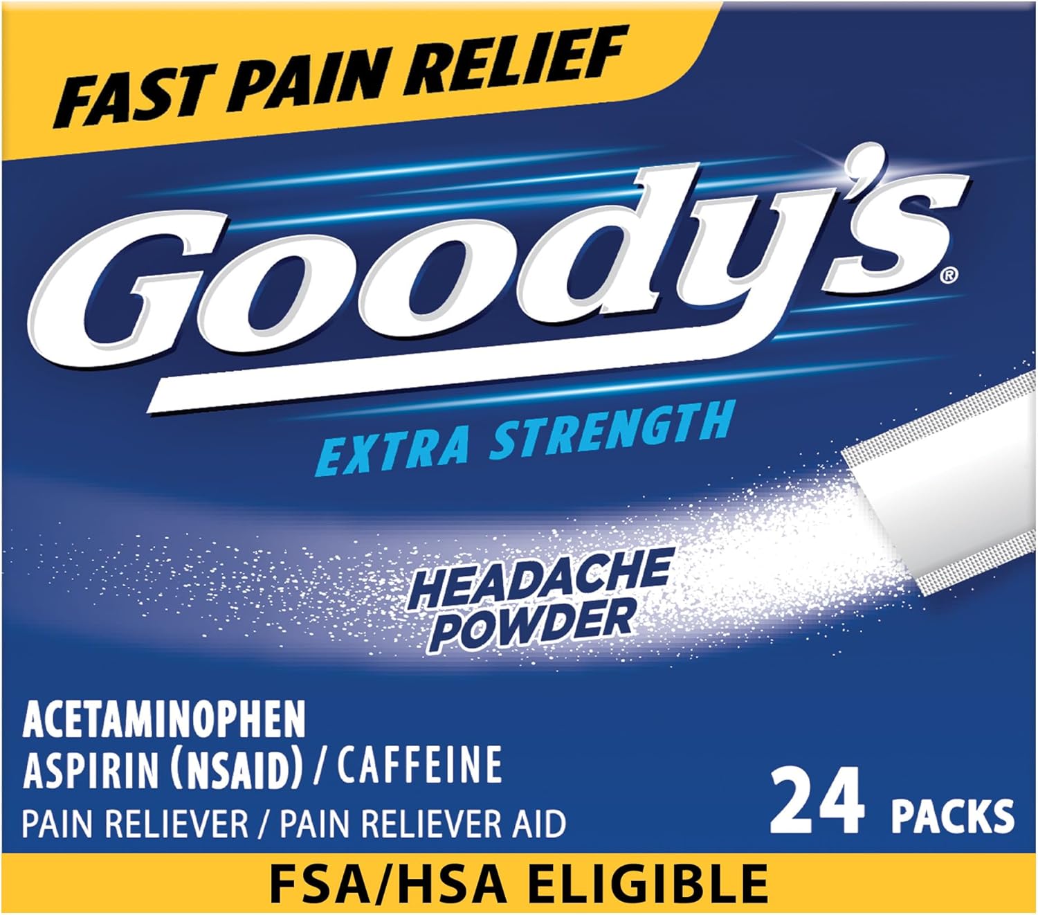 Goody’s Headache Powder Extra Strength Pain Relief, Triple Action