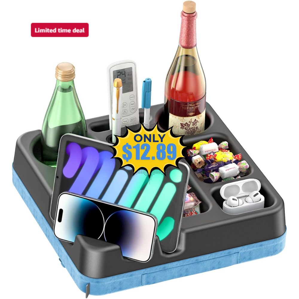 Couch Cup Holder Tray Deal: Save 50%