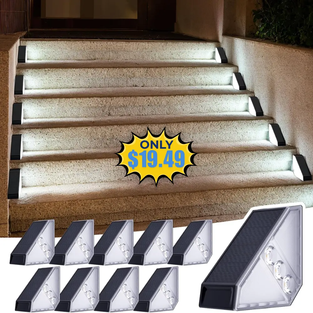 JSOT Solar Lights for Step 10 Pack Promo: Save with XNNH3CID