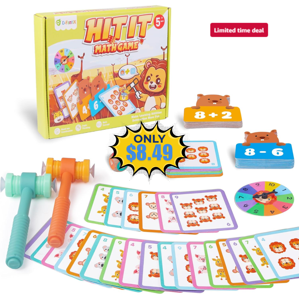 D-FantiX Addition and Subtraction Games Sale: Save 50%
