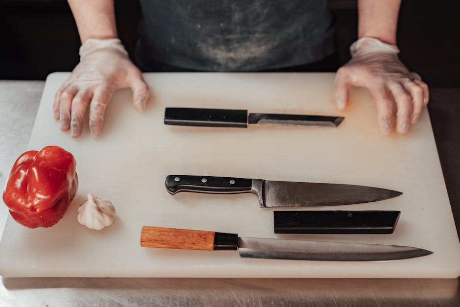 Collapsible Cutting Board w/ Knives AND Slicers Only