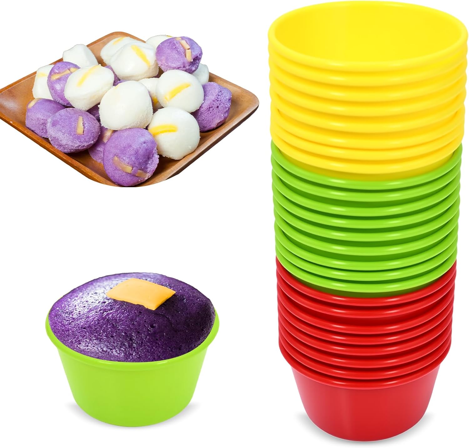 $9.xx Reg $17 24 Pcs Silicone Puto Mold Cups BPA Free Non St deal at Amazon