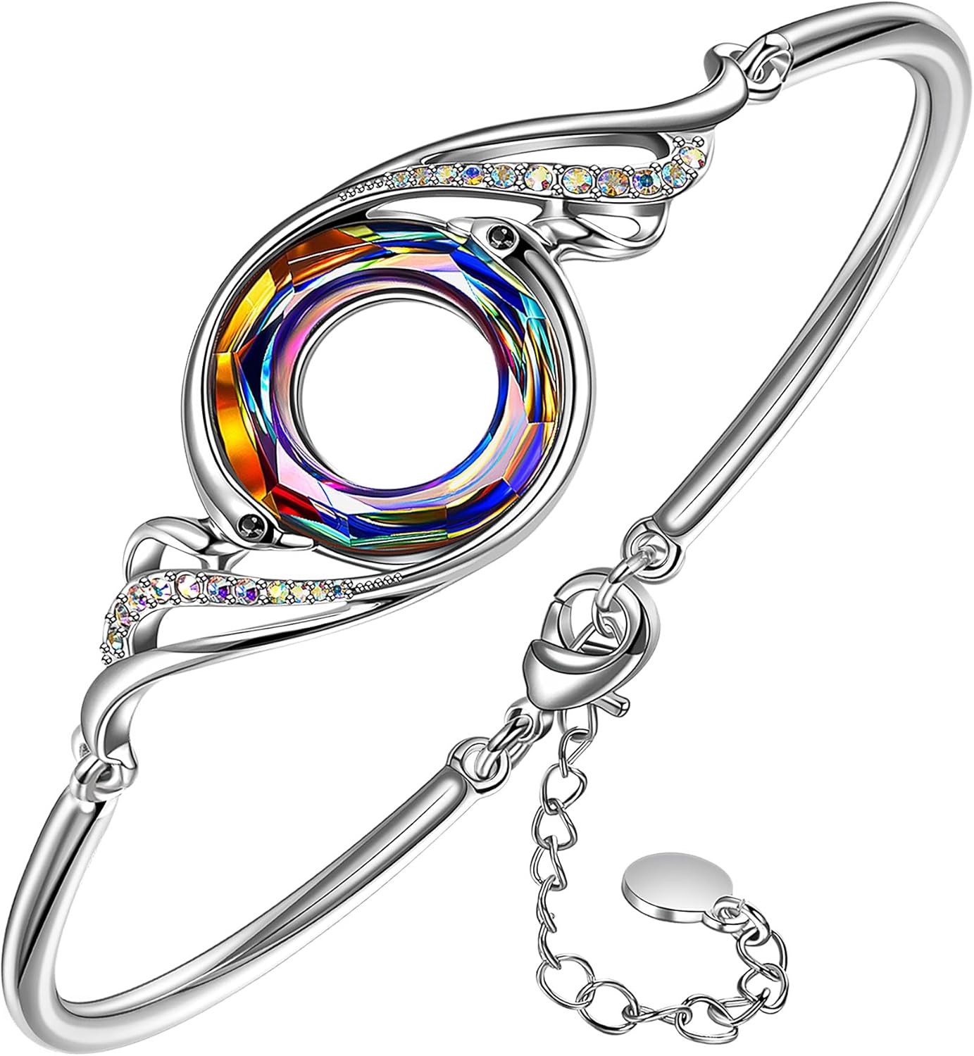 Kate Lynn Phoenix Bracelets for Women Crystal Bangle Bracele deal at Amazon