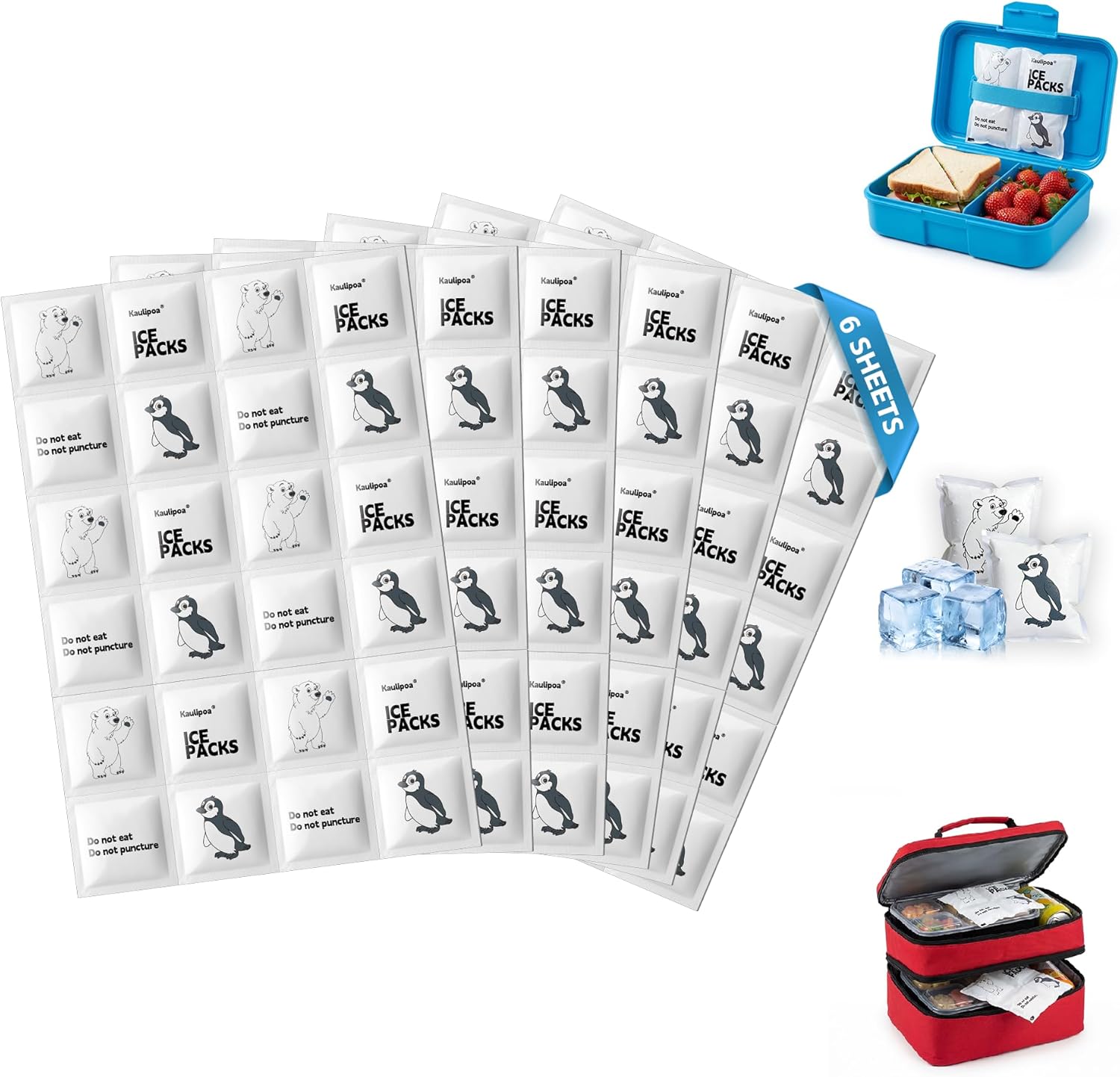 $9.xx Flexible Ice Pack Sheets for Lunch Boxes Cut to Size R deal at Amazon