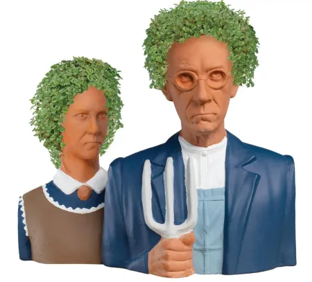 Chia Pet American Gothic w/ Seed Pack $17 at Amazon