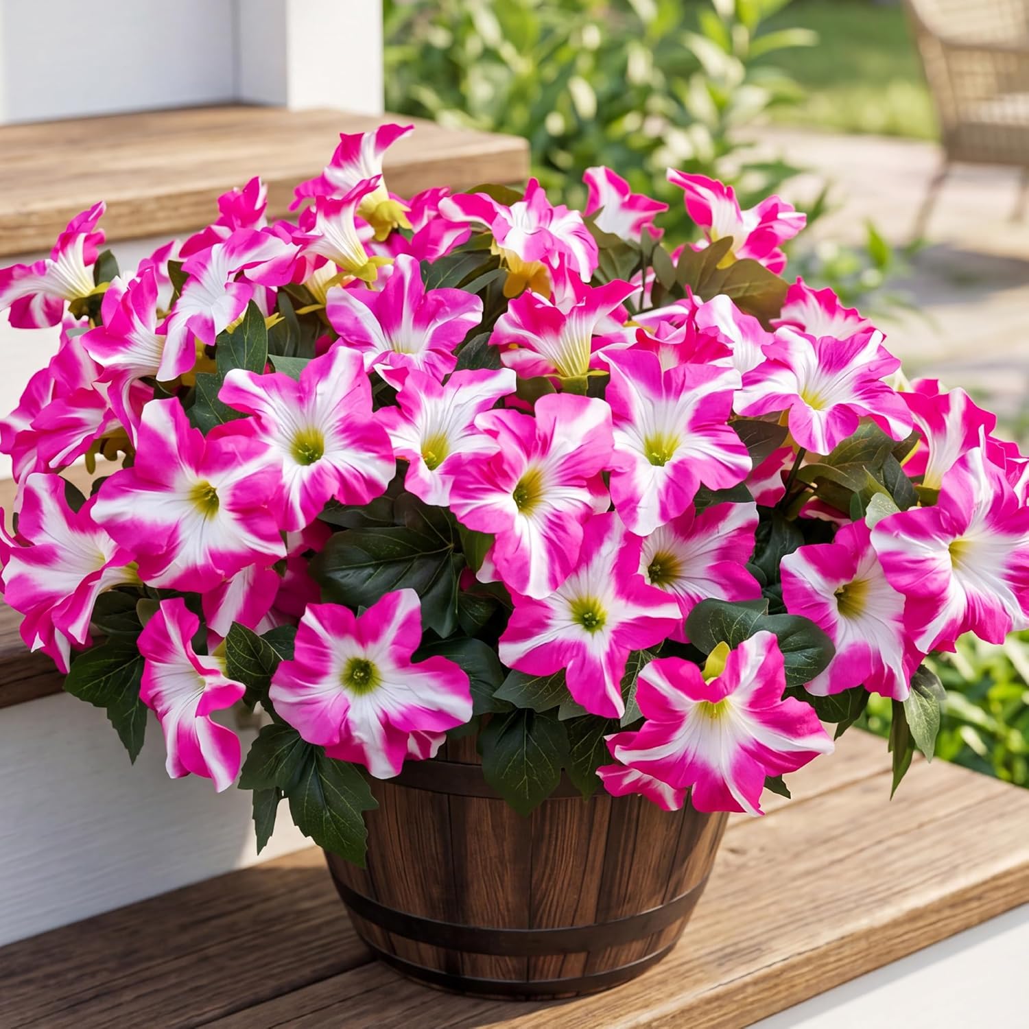 Vemander Artificial Fake Flowers Plants for Outdoor Decorati deal at Amazon