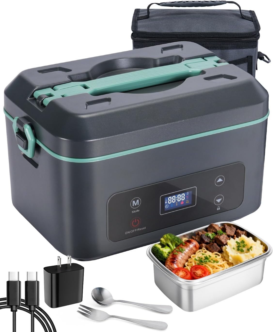AIZOCO Cordless Electric Lunch Box for Adults, Heated Lunch  deal at Amazon