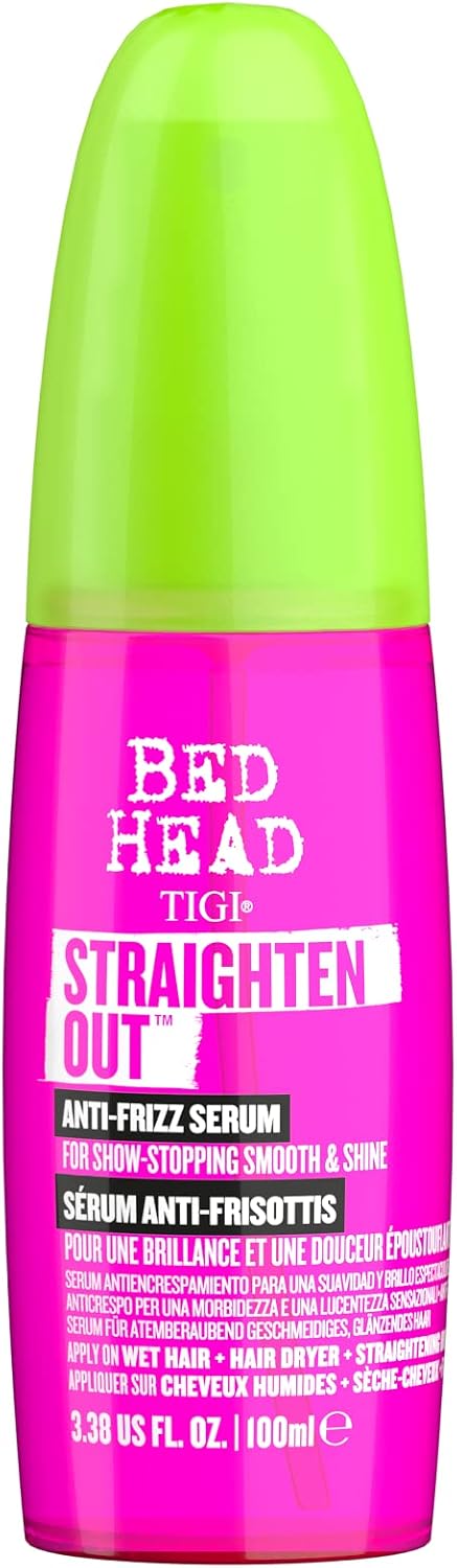 TIGI Bed Head Straighten Out Anti-Frizz Serum for Smooth and Shin