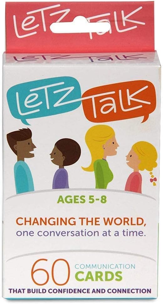 Letz Talk Conversation Cards for Kids Age 5-8 – Communication Car