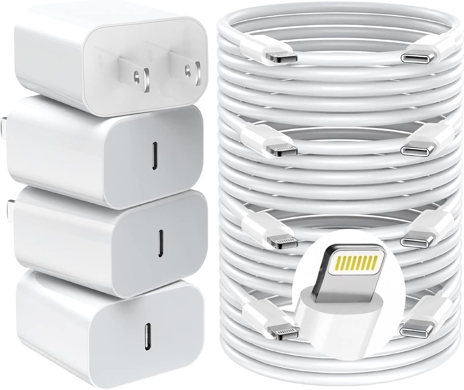 iPhone Charger 4-Pack for $11 at Amazon (JUST $2.80 Each!)
