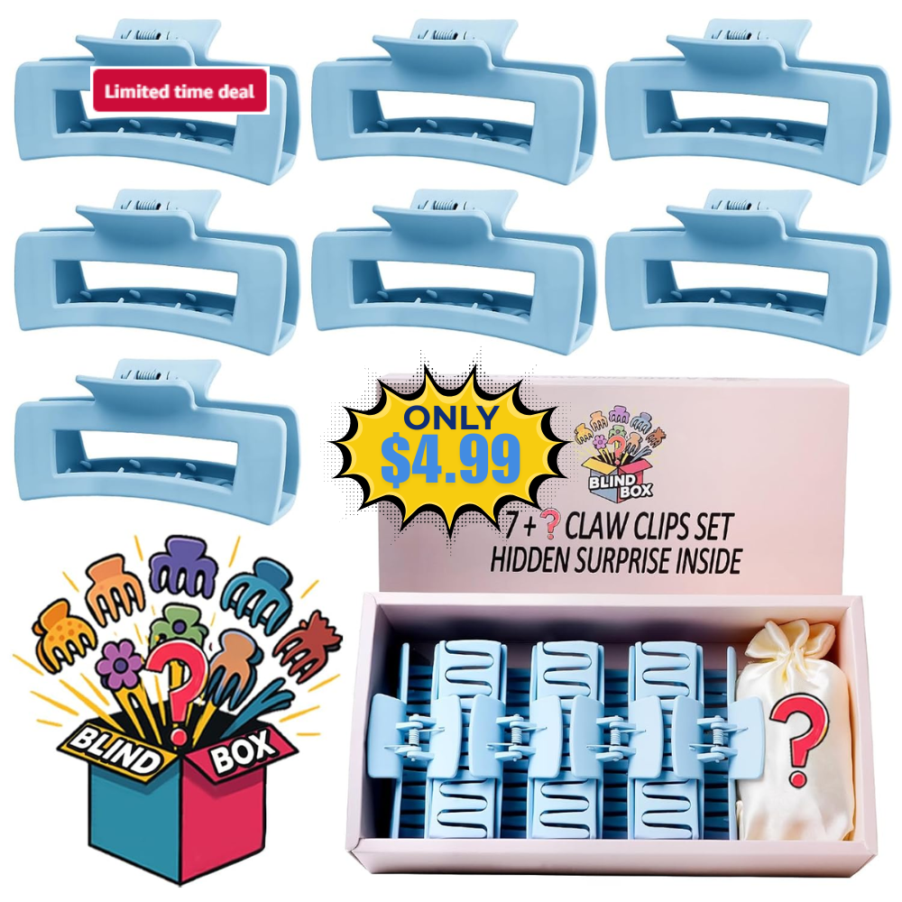TOCESS Claw Clips Blind Box: 8 Pack Deal: Save 50%