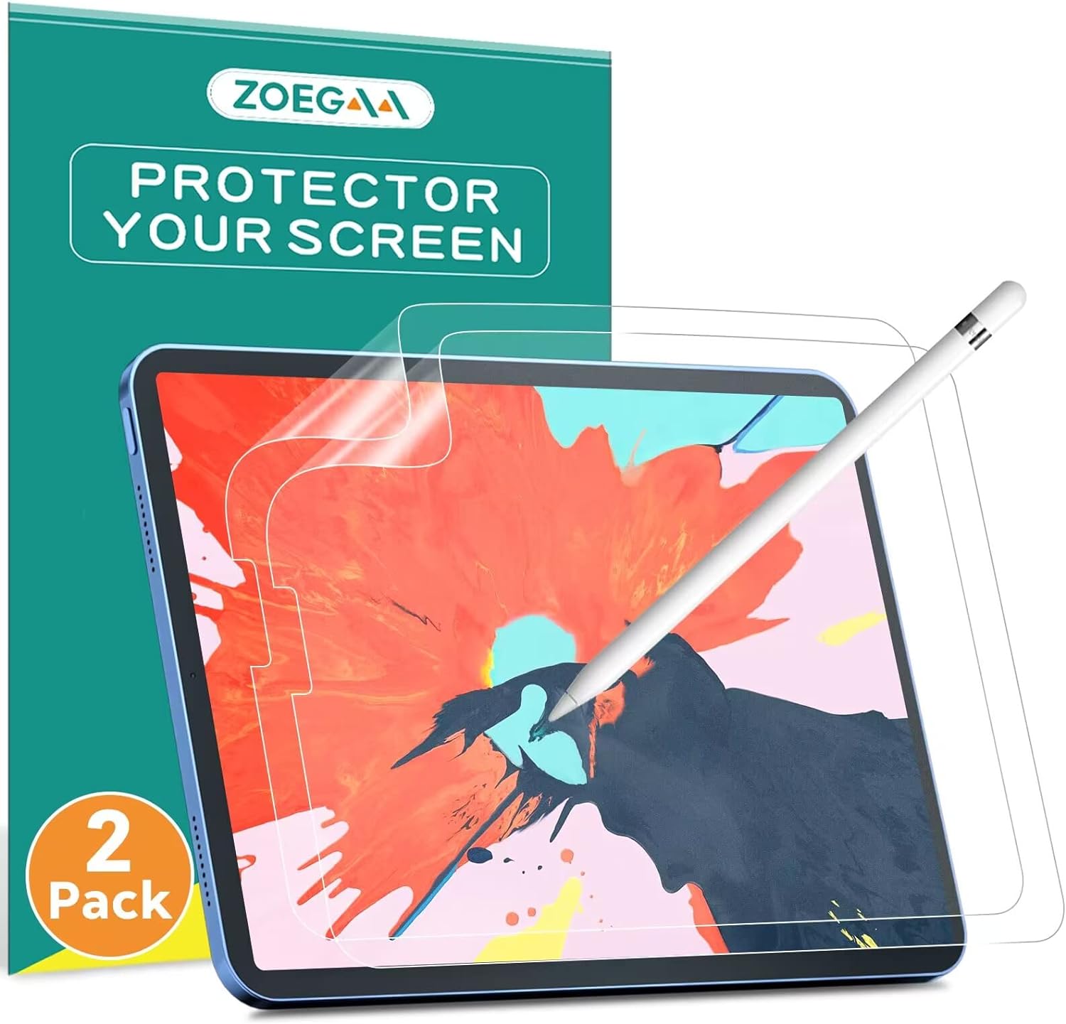 [2 Pack]Paper Screen Protector Compatible with iPad Air 5th/4th 1