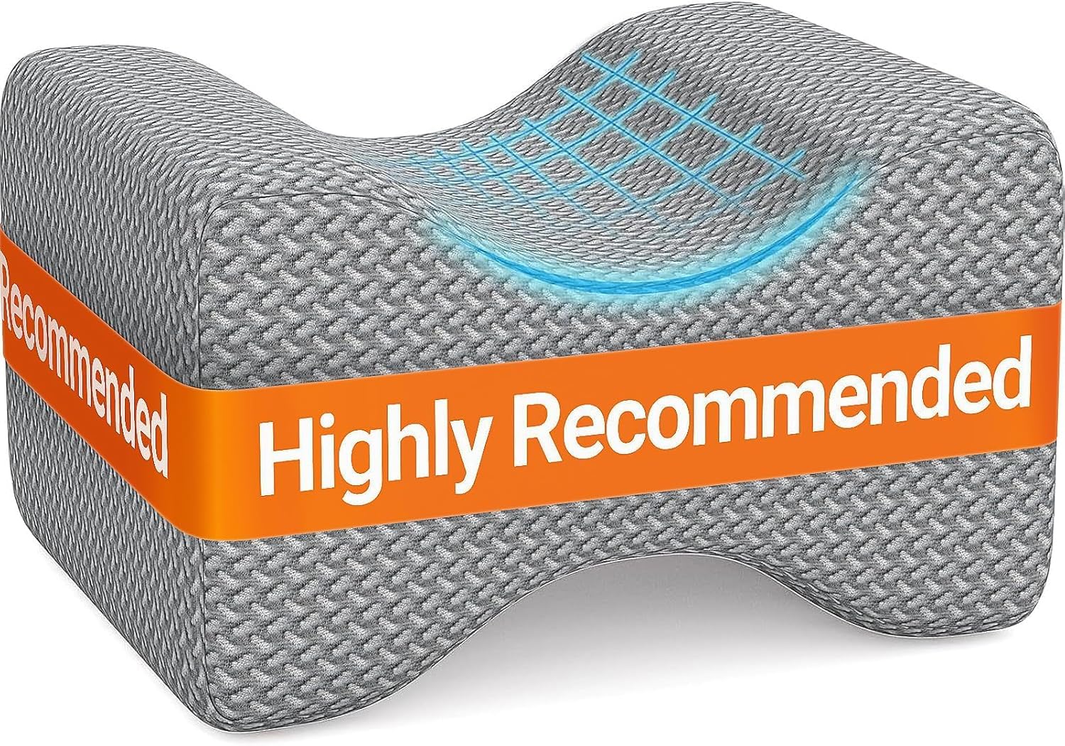 BlissTrends Memory Foam Knee Pillow, Knee Pillow for Side Sleeper