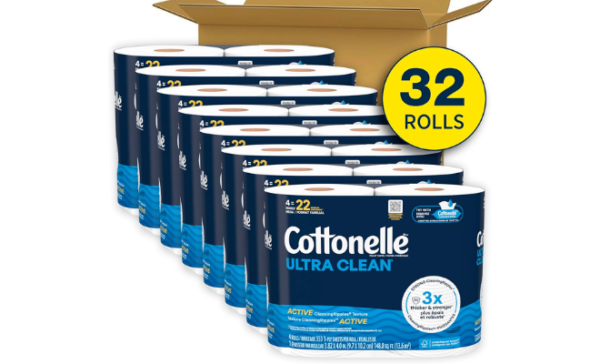 Cottonelle 32-Count Family Mega Rolls Deal: Save 25%