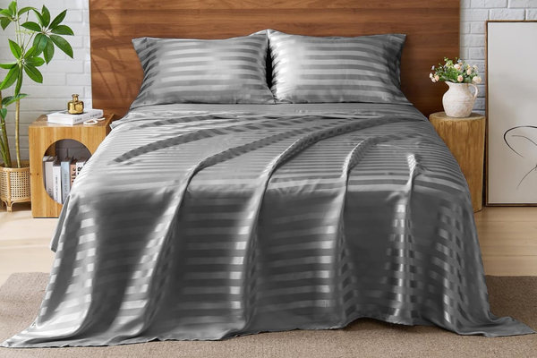 4-Piece Satin Sheet Set Promo: Limited-Time Deal