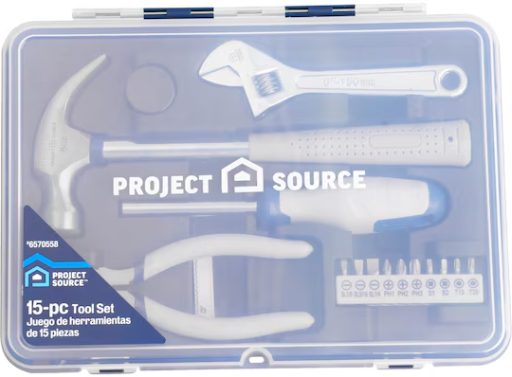 Lowe’s Home Pick: Project Source 15-Piece Household Tool Set