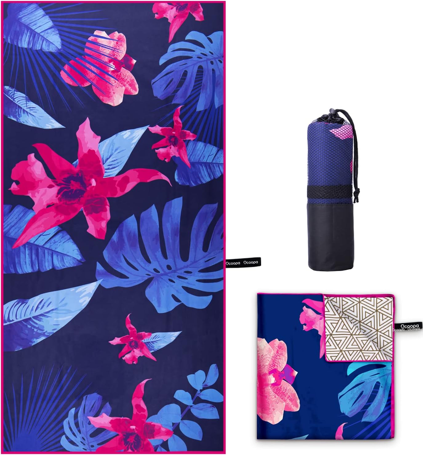 OCOOPA Microfiber Beach Towel Sand Free at Amazon