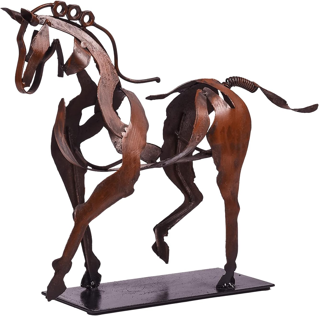 SunBlogs Art Handmade Horse Statue - Unique Rustic Decor for deal at Amazon