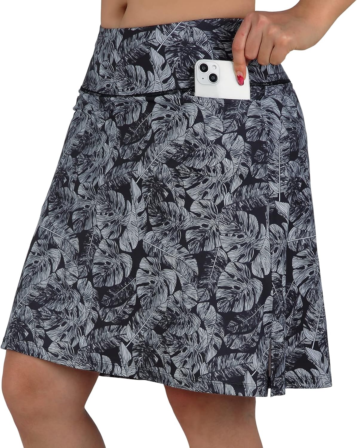 beroy Skorts Skirts for Women,20″ Knee Length Skirted for Women,A