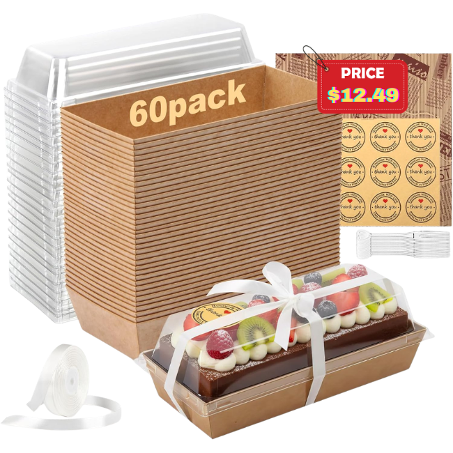 60Pcs Charcuterie Boxes with Clear Lids Sale: Save 46%