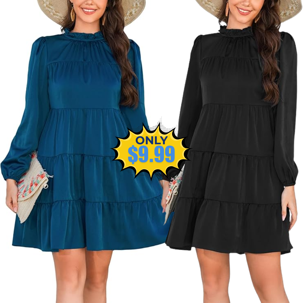 Kormei Women’s Long Sleeve Dress Deal: Save 67%
