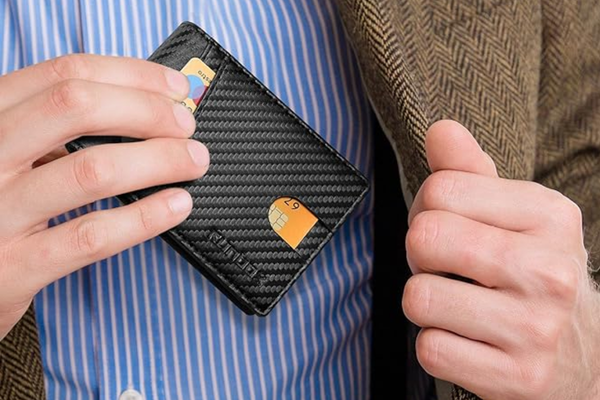 Slim Leather Clip Wallet Deal