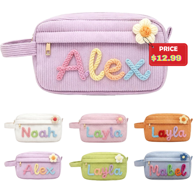 Custom Name Zipper Pencil Case Deal: Save 50%