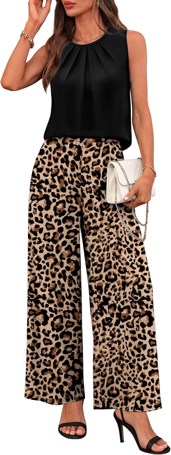 WIHOLL 2 Piece Sets for Women Spring Summer Outfits Cruise Travel