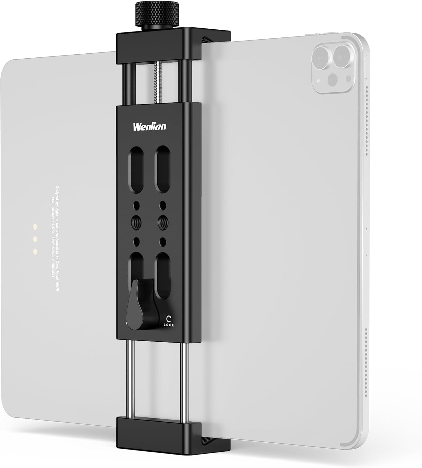 Aluminum Tablet Tripod Mount for iPad, Universal Adjustable Table