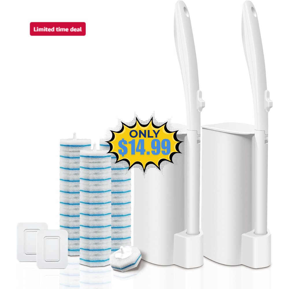 3-in-1 Toilet Cleaning System Set Deal: Save 50%