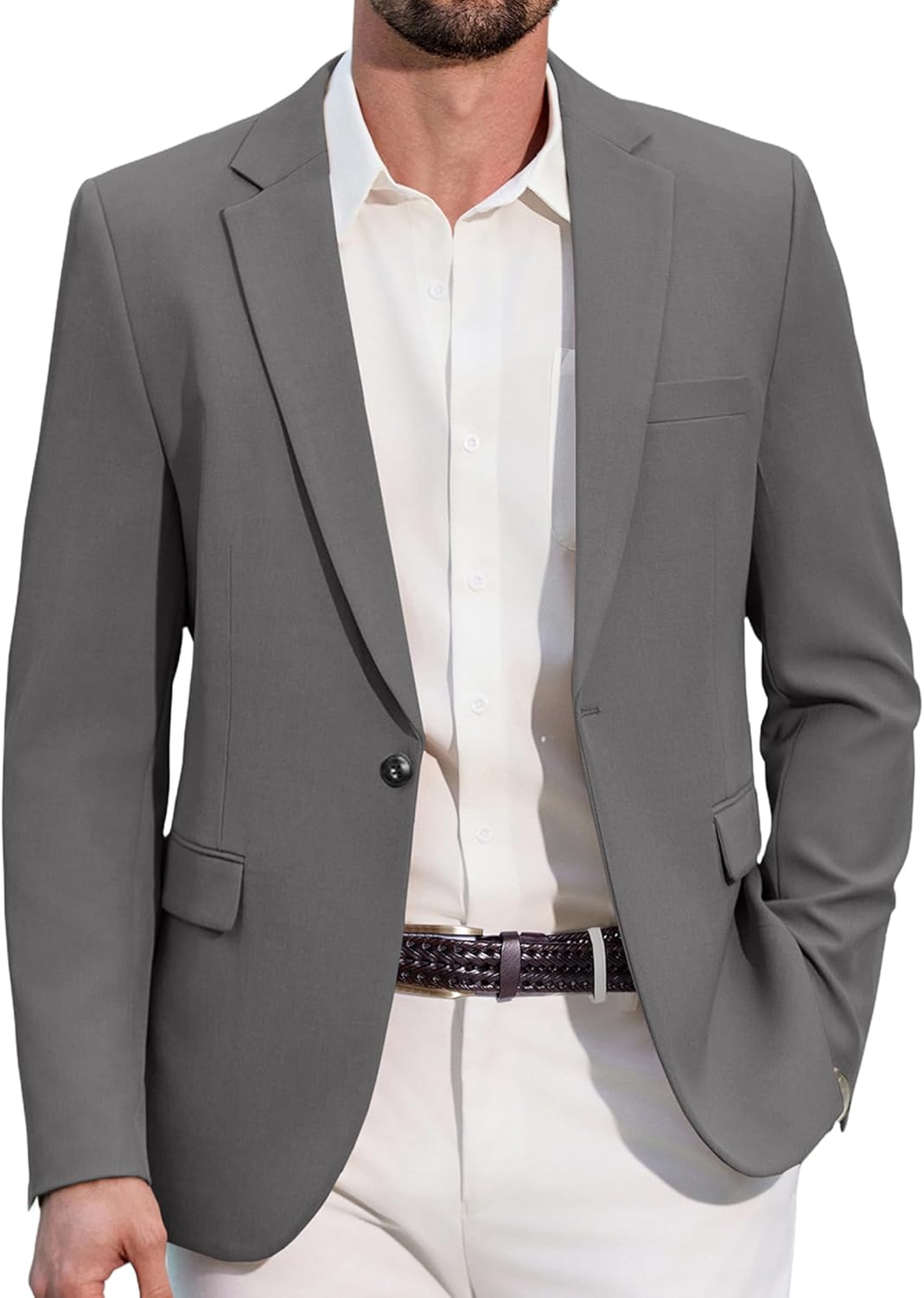 COOFANDY Mens Blazer Jacket Daily Casual Sport Coats Lightweight