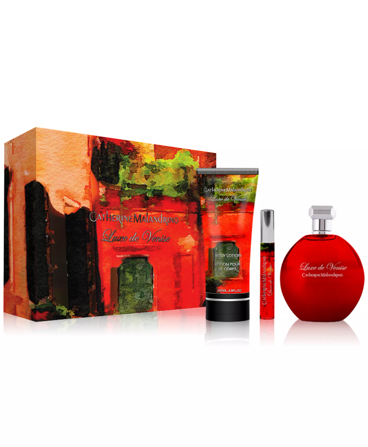 Catherine Malandrino 3-Pc. Luxe de Venise Gift Set Deal: Save 82% at Macy’s