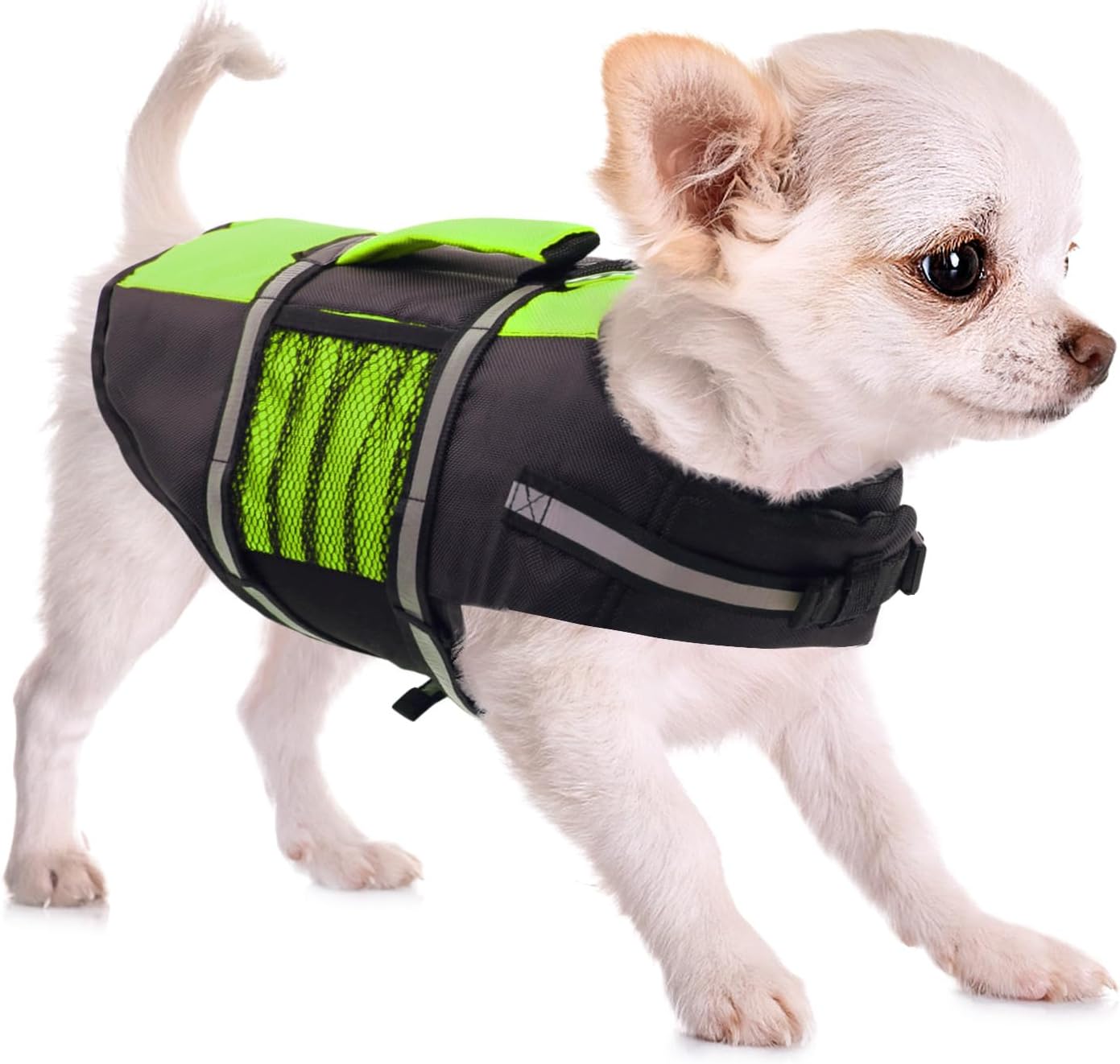 Queenmore Dog Life Jacket Lifesaver Preserver High Buoyancy with