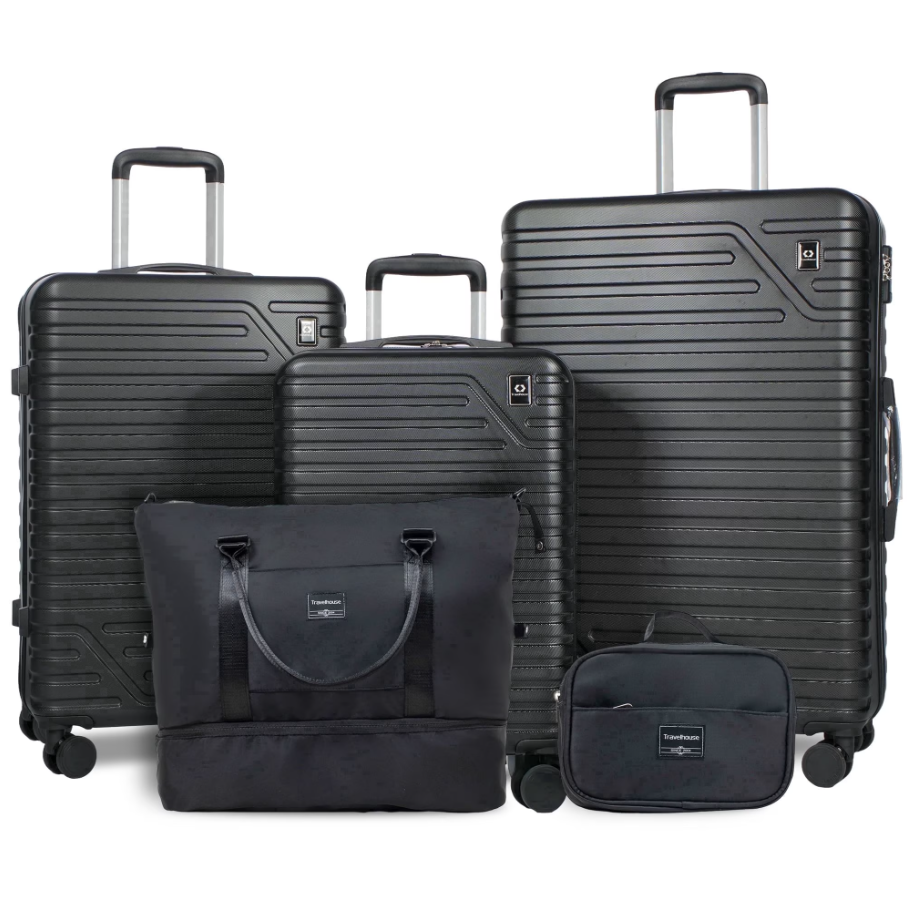 Travelhouse 5-Piece Hardside Luggage Set Deal: Save $90 at Walmart