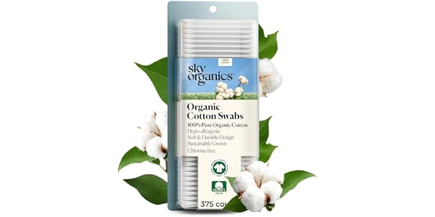 Sky Organics Organic Cotton Swabs Deal at Woot: $7.99