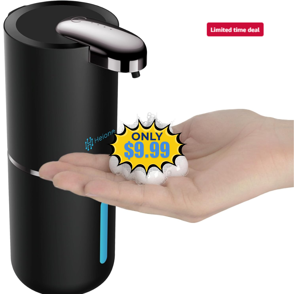 Automatic Touchless Foam Soap Dispenser Deal: Save 50%