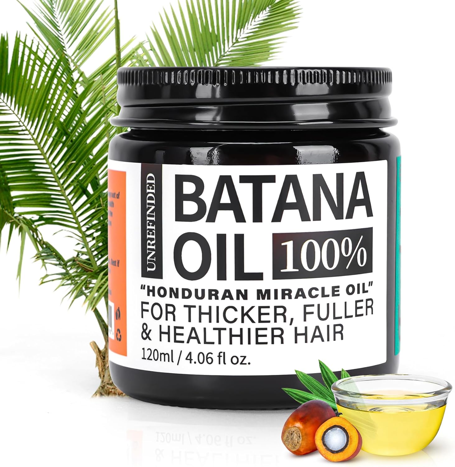 Organic Batana Oil for Hair Growth, 100% Pure Batana from Hondura
