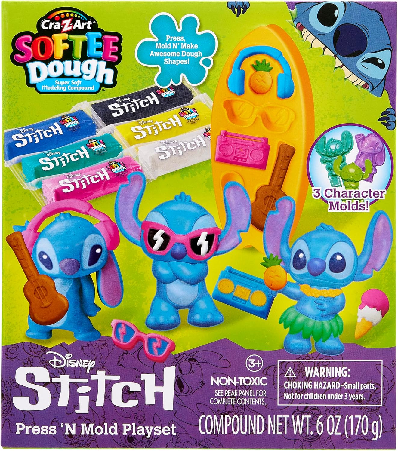 CRA-Z-Art Disney Stitch Softee Dough Press ‘N Mold Deal at Amazon: $6.38