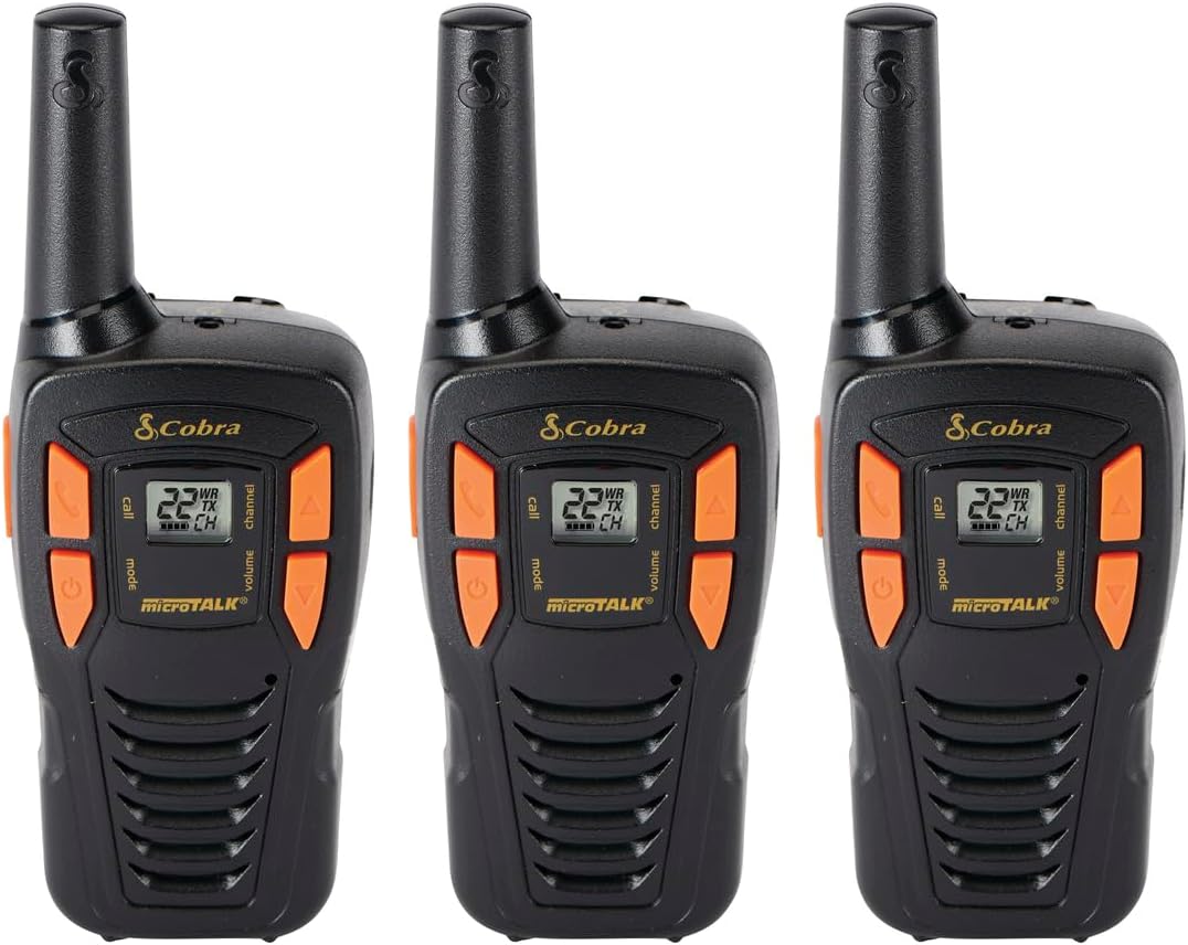 Cobra ACXT145-3 Walkie Talkies 3-Pack Deal at Amazon: $34.95